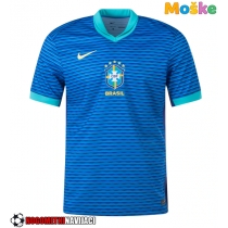 Moške Nogometnih dresov Brazilija Gostujoči Copa America 2024 Kratki rokavi